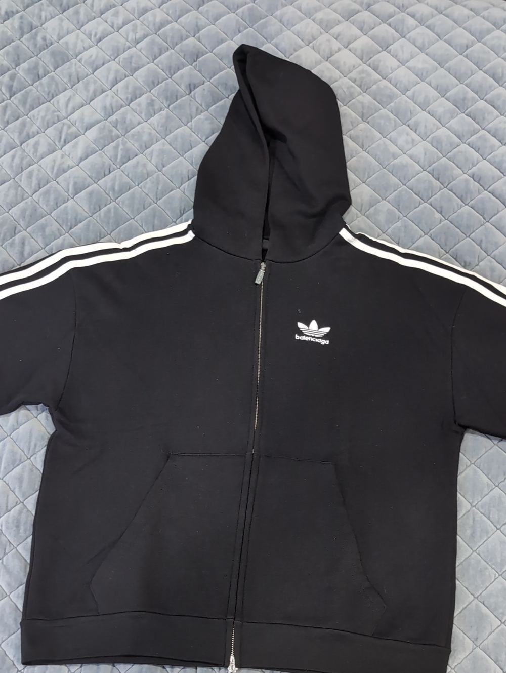 Balenciaga X Addidas Zipup Hoodie